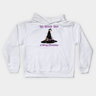 We Witch You A Merry Christmas Kids Hoodie